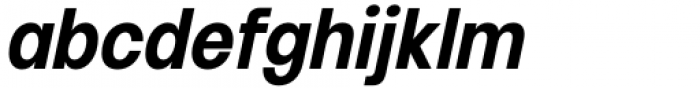 HD Colton Condensed Semibold Italic Font LOWERCASE
