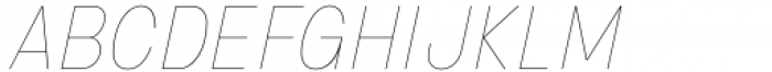 HD Colton Condensed Thin Italic Font UPPERCASE