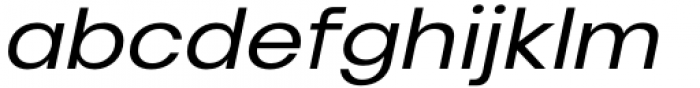 HD Colton Wide Regular Italic Font LOWERCASE