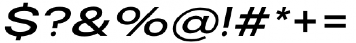 HD Colton XWide Medium Italic Font OTHER CHARS