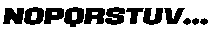 HD Corbit Black Italic Font UPPERCASE
