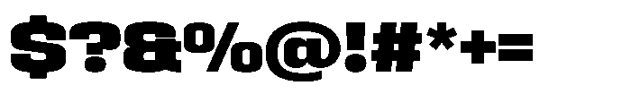 HD Corbit Black Font OTHER CHARS