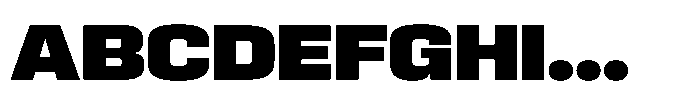 HD Corbit Black Font UPPERCASE