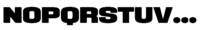 HD Corbit Black Font UPPERCASE