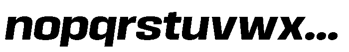 HD Corbit Bold Italic Font LOWERCASE