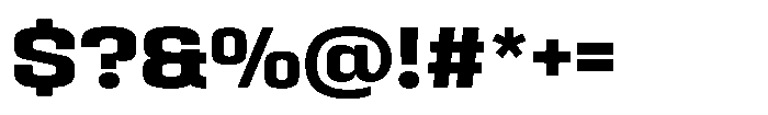 HD Corbit Bold Font OTHER CHARS
