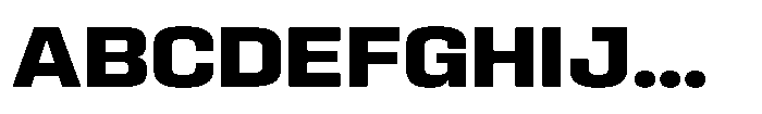 HD Corbit Bold Font UPPERCASE