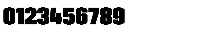 HD Corbit Compressed Black Font OTHER CHARS
