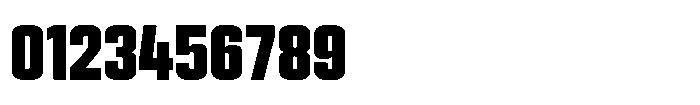 HD Corbit Compressed Bold Font OTHER CHARS