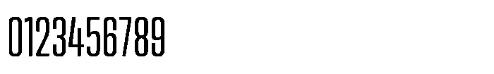 HD Corbit Compressed Light Font OTHER CHARS