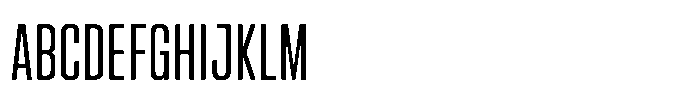 HD Corbit Compressed Light Font UPPERCASE
