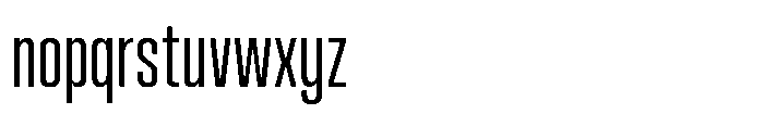 HD Corbit Compressed Light Font LOWERCASE