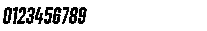 HD Corbit Compressed Medium Italic Font OTHER CHARS