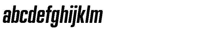 HD Corbit Compressed Medium Italic FONT