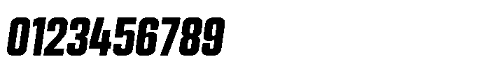 HD Corbit Compressed Semi Bold Italic Font OTHER CHARS