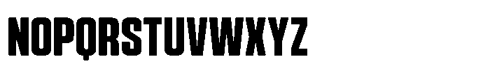HD Corbit Compressed Semi Bold Font UPPERCASE