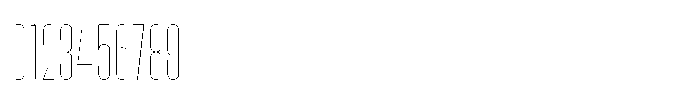HD Corbit Compressed Thin Font OTHER CHARS