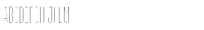HD Corbit Compressed Thin Font UPPERCASE