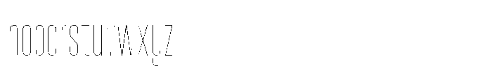 HD Corbit Compressed Thin Font LOWERCASE