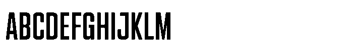 HD Corbit Compressed Font UPPERCASE
