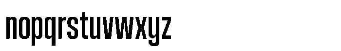 HD Corbit Compressed Font LOWERCASE
