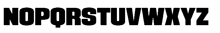 HD Corbit Condensed Black Font UPPERCASE