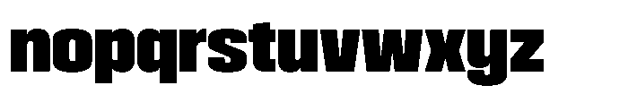 HD Corbit Condensed Black Font LOWERCASE