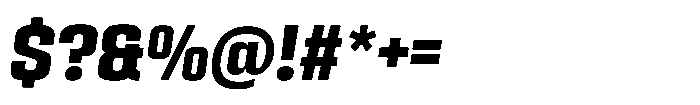 HD Corbit Condensed Bold Italic Font OTHER CHARS