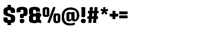 HD Corbit Condensed Bold Font OTHER CHARS