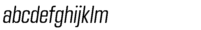 HD Corbit Condensed Light Italic FONT