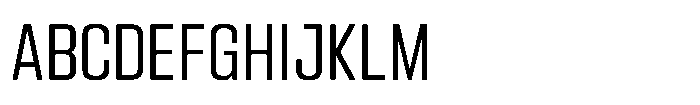 HD Corbit Condensed Light Font UPPERCASE
