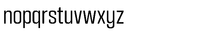HD Corbit Condensed Light Font LOWERCASE