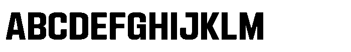 HD Corbit Condensed Semi Bold Font UPPERCASE