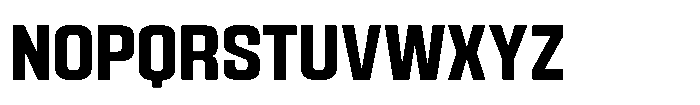HD Corbit Condensed Semi Bold Font UPPERCASE