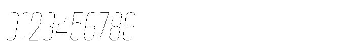 HD Corbit Condensed Thin Italic Font OTHER CHARS