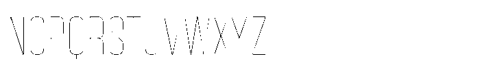 HD Corbit Condensed Thin Font UPPERCASE