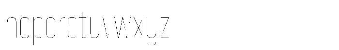 HD Corbit Condensed Thin Font LOWERCASE