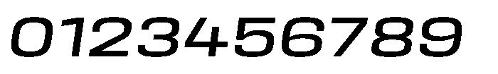 HD Corbit Expanded Italic Font OTHER CHARS