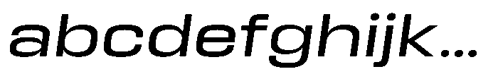 HD Corbit Expanded Italic FONT