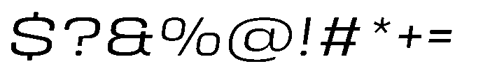 HD Corbit Expanded Light Italic Font OTHER CHARS