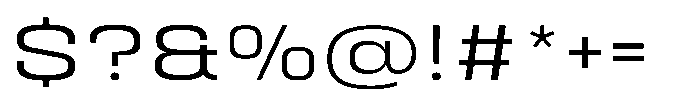 HD Corbit Expanded Light Font OTHER CHARS