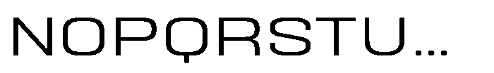 HD Corbit Expanded Light Font UPPERCASE