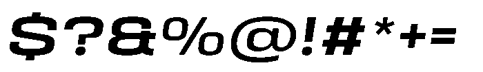 HD Corbit Expanded Medium Italic Font OTHER CHARS
