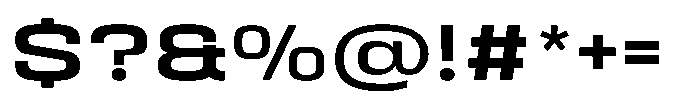 HD Corbit Expanded Medium Font OTHER CHARS