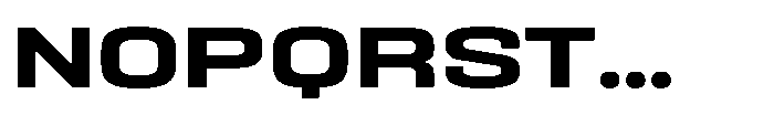 HD Corbit Expanded Semi Bold Font UPPERCASE