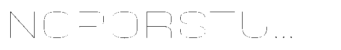 HD Corbit Expanded Thin Font UPPERCASE