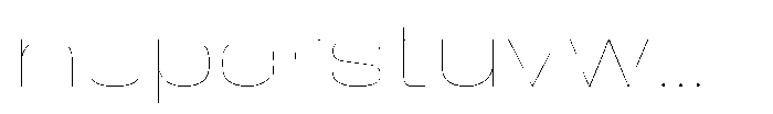 HD Corbit Expanded Thin Font LOWERCASE