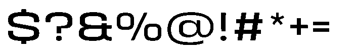 HD Corbit Expanded Font OTHER CHARS