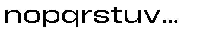 HD Corbit Expanded Font LOWERCASE