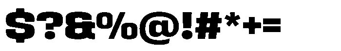 HD Corbit Extra Bold Font OTHER CHARS